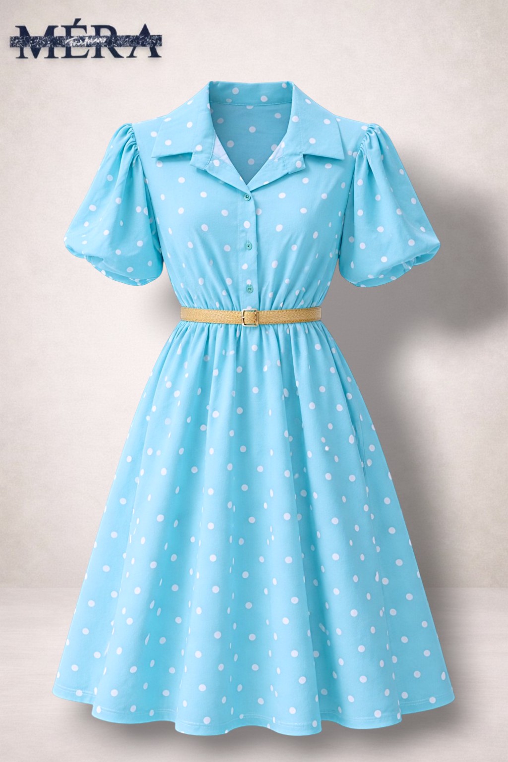 Női ruha pöttyös