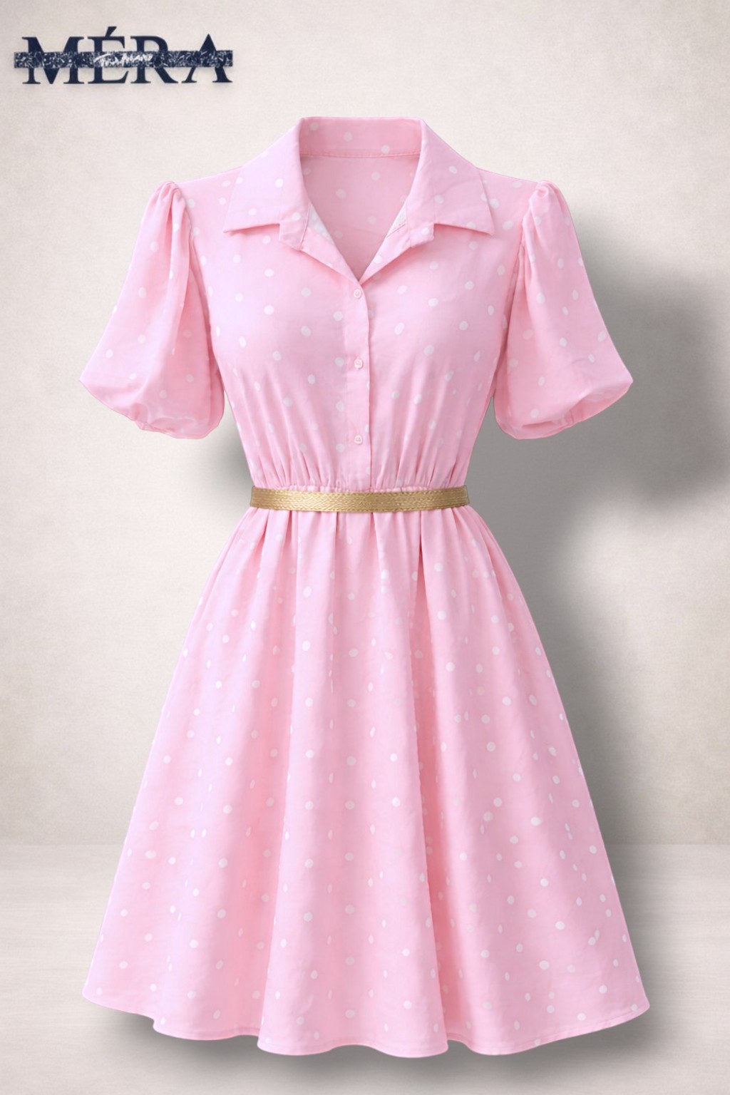 Női ruha pöttyös