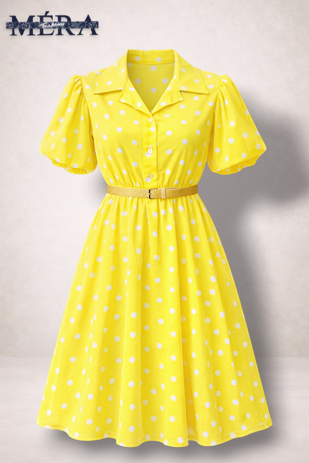 Női ruha pöttyös
